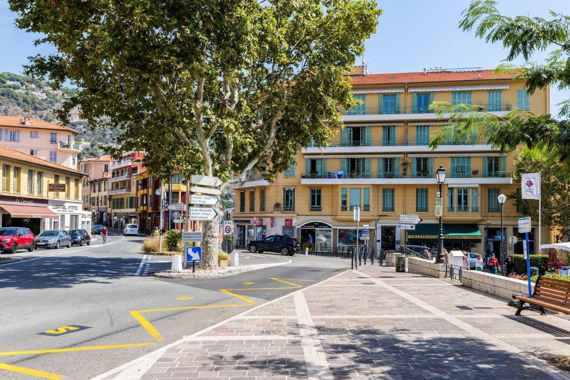 Charmant 3 Pieces Vue Mer Villefranche-sur-Mer Bagian luar foto